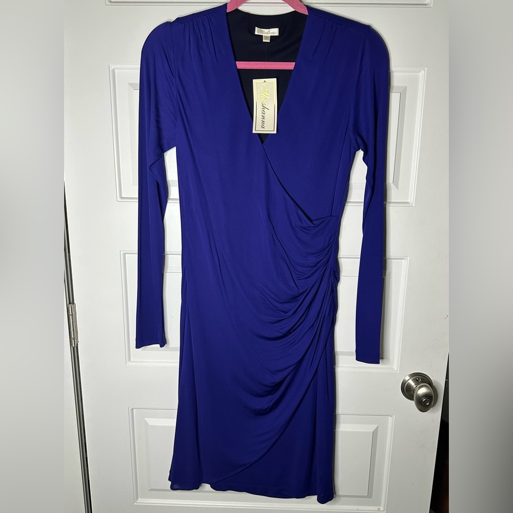 Nwt shoshanna gathered cocktail dress size 6